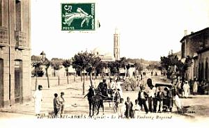 1137- Sidi-bel-abbes - Place du Faubourg Bugeaud